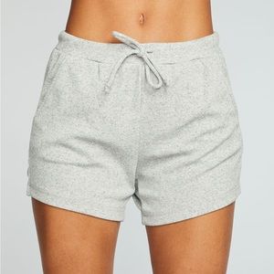 NWT Chaser LINEN RIB RESORT SHORTS in Platinum